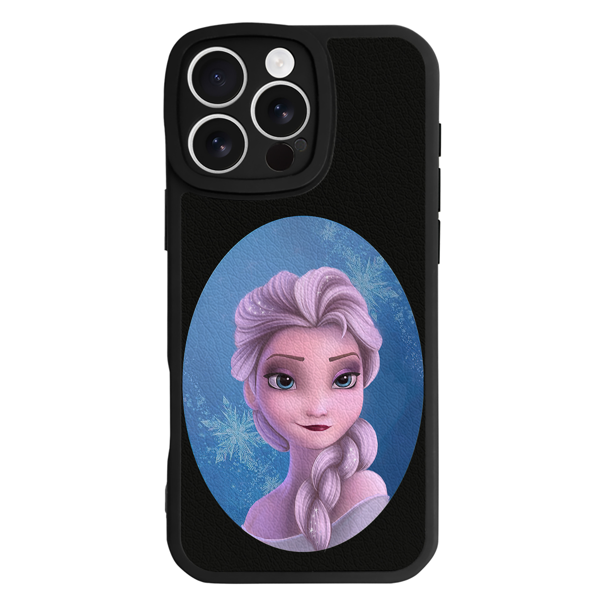 （画像用） アナと雪の女王 アンナ エルサ Frozen Anna Elsa 【iPhone 16シリーズ対応】シリコンスマホケース（レザー調） 材質：シリコン